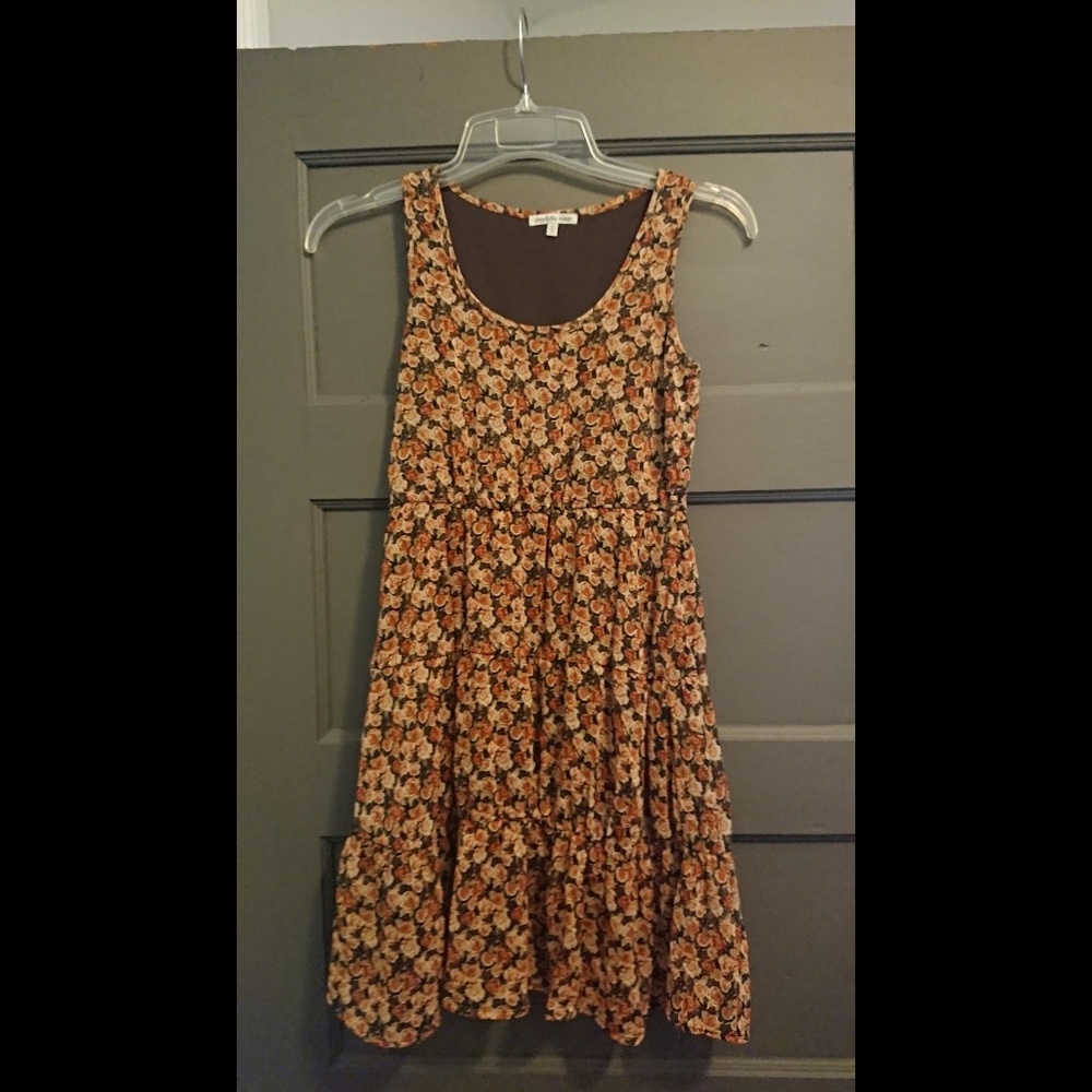 Floral patterned Charlotte Russe fall dress